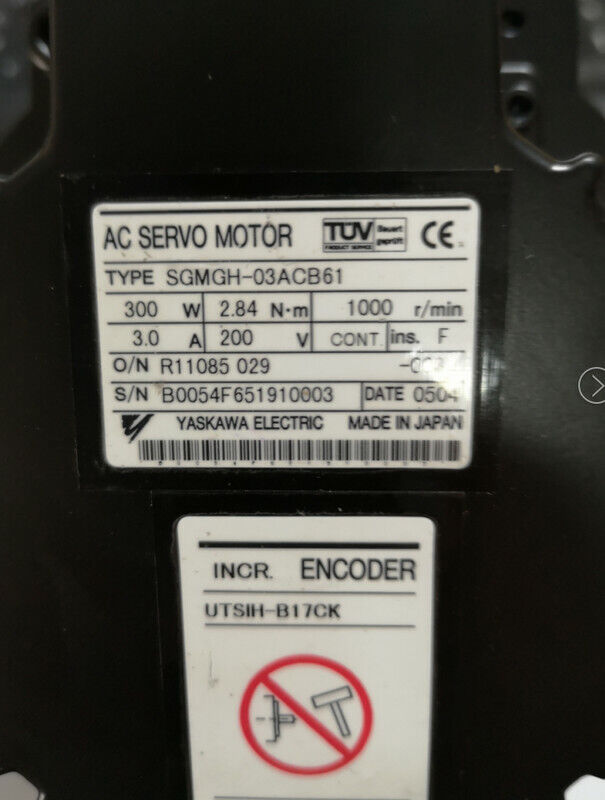 1PC New Yaskawa SGMGH-03ACB61 Servo Motor Expedited Shipping SGMGH03ACB61