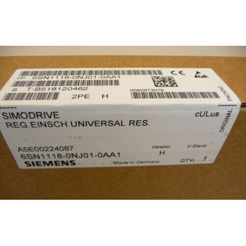 New Siemens 6SN1 118-0NJ01-0AA1 6SN1118-0NJ01-0AA1 SIMODRIVE 611 universal U HR