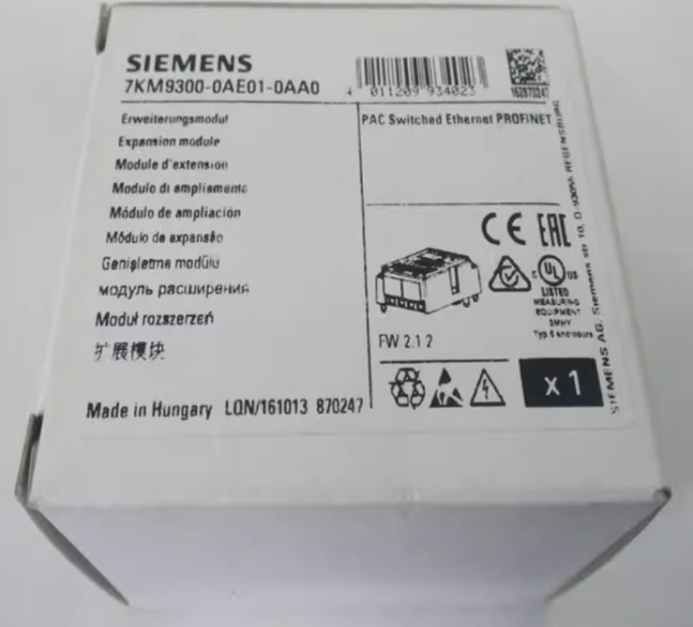 NEW SIEMENS 7KM9300-0AE01-0AA0 EXPANSION MODULE 7KM93000AE010AA DHL / UPS / FedEx