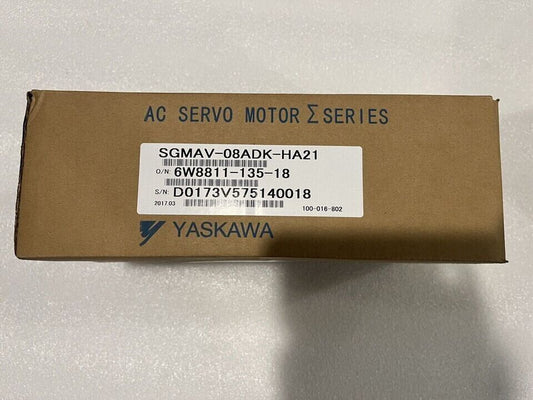 1PC New Yaskawa SGMAV-08ADK-HA21 Servo Motor Expedited Shipping SGMAV08ADKHA21