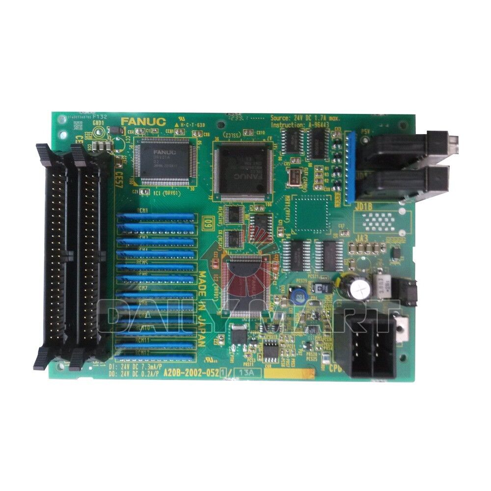 FANUC NEW A20B-2002-0521 I/O MODULE OP PANEL, PC BOARD WITHOUT MPG