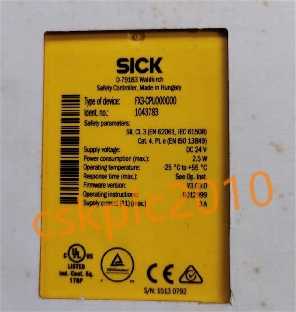 1 PCS NEW IN BOX SICK Security module FX3-CPU000000 1043783