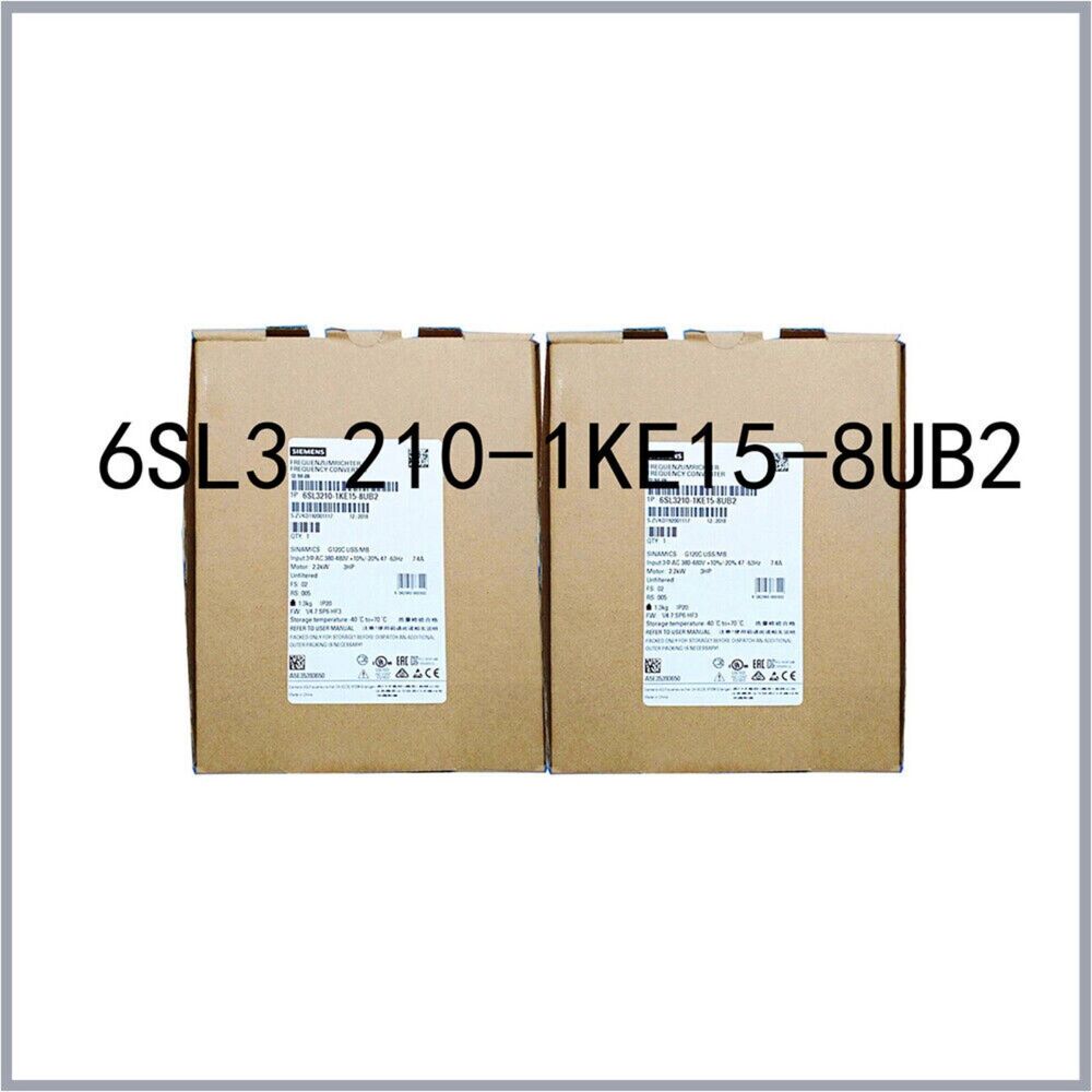 New Siemens G120C RATED POWER 2,2KW 6SL3210-1KE15-8UB2 6SL3 210-1KE15-8UB2