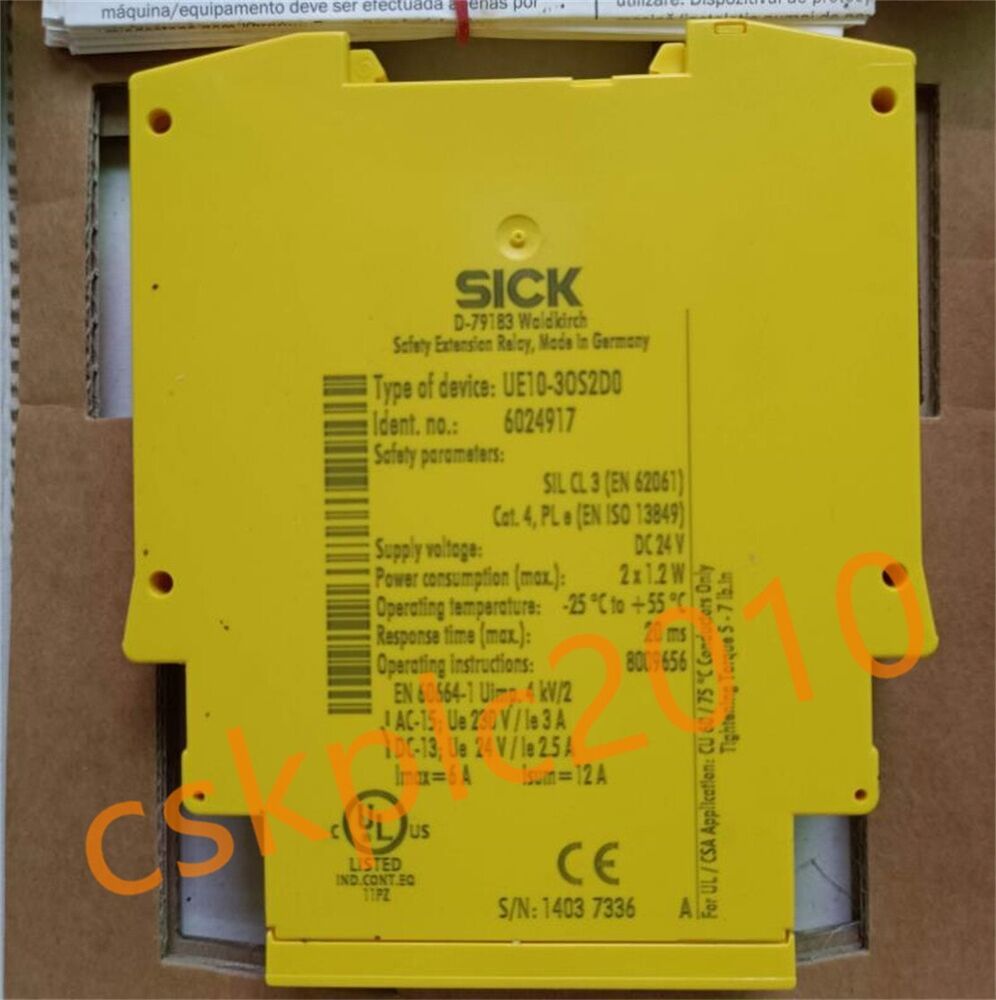 1 PCS NEW IN BOX SICK safety relays UE10-3OS2D0 6024917