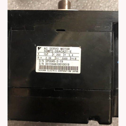 1PC New Yaskawa SGMPS-08ACA21-E Servo Motor Expedited Shipping SGMPS08ACA21E