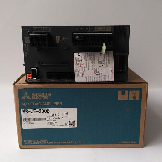 Mitsubishi MR-JE-200B Servo Drive New In Box MRJE200B Expedited Shipping DHL / UPS / FedEx