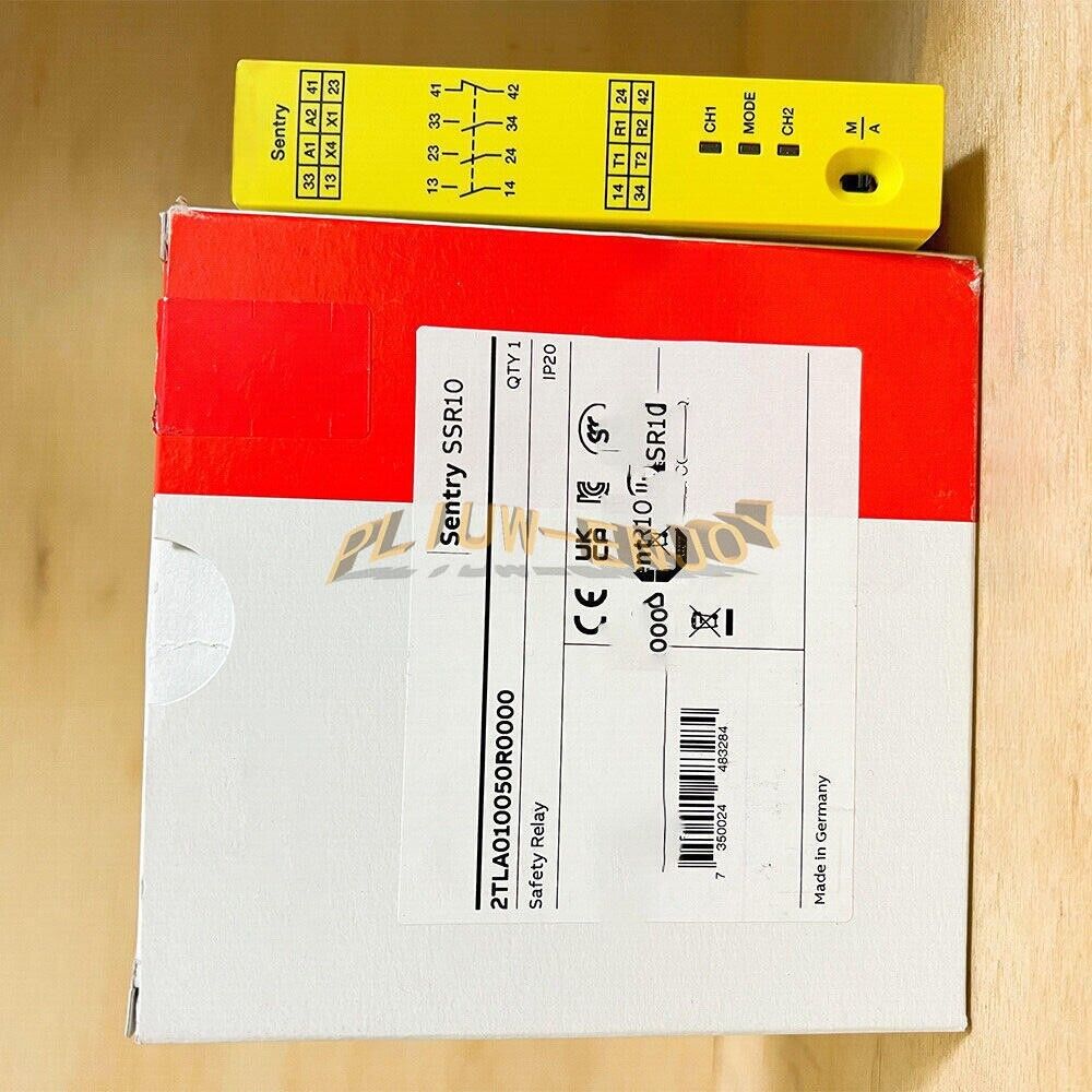 ABB 2TLA010050R0000 sentry SSR10 safety relay 24vdc new in box DHL/FEDEX/UPS