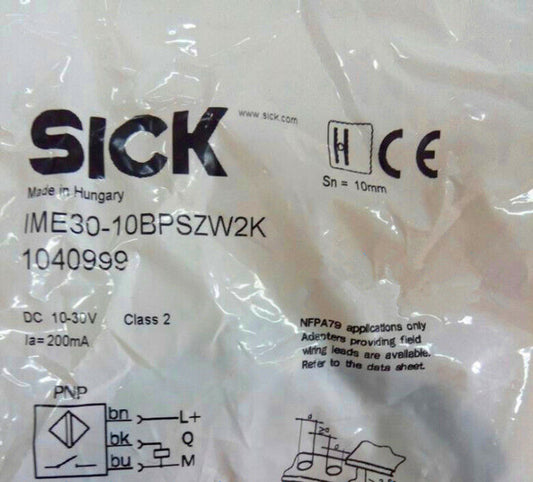 1PC New Sick IME30-10BPSZW2K Proximity Switch IME3010BPSZW2K DHL / UPS / FedEx