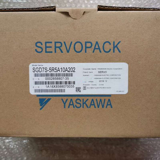 1PC New Yaskawa SGD7S-5R5A10A202 Servo Driver Expedited Shipping