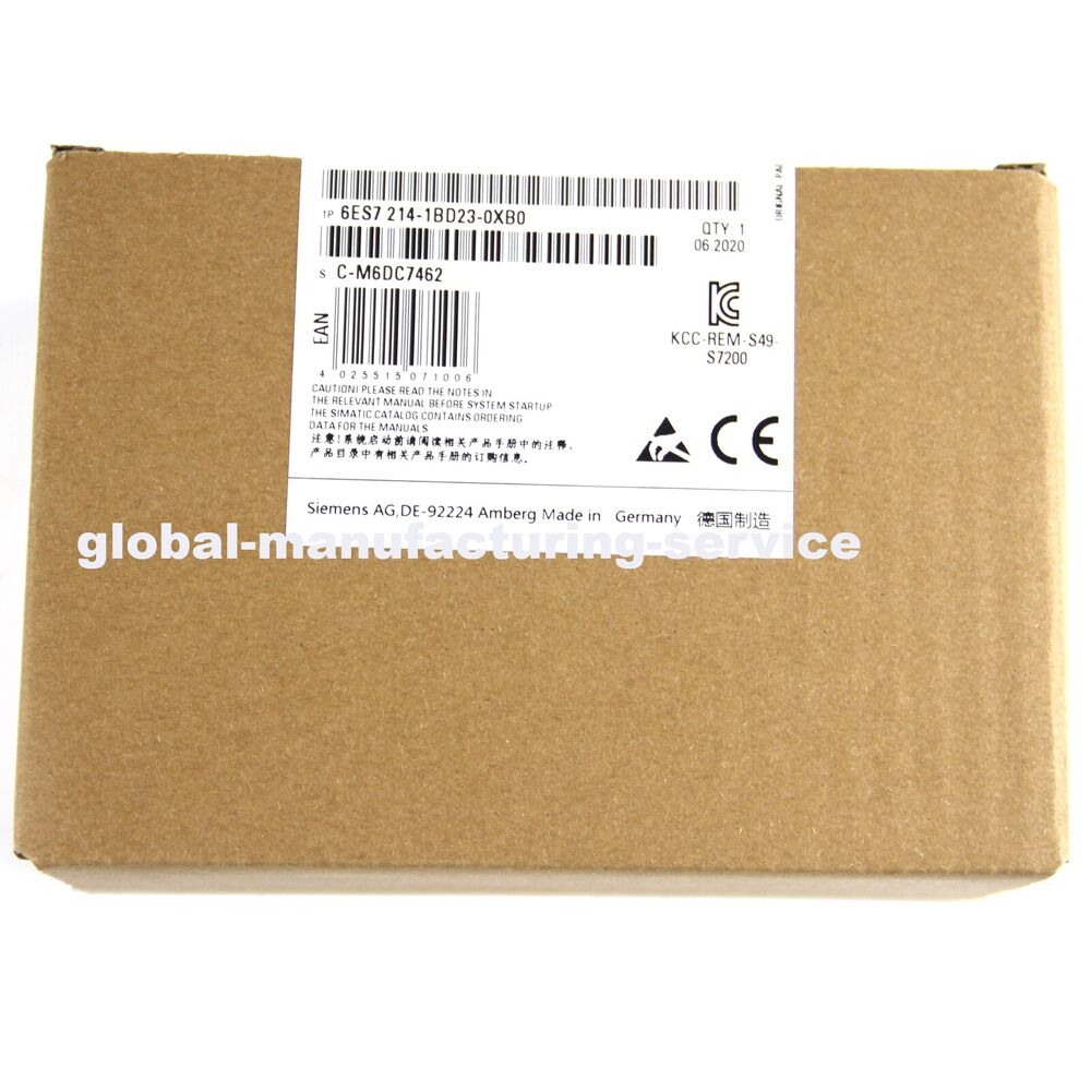 NEW SIEMENS 6ES7 214-1BD23-0XB0 6ES7214-1BD23-0XB0 CPU Module Made In Germany DHL / UPS / FedEx