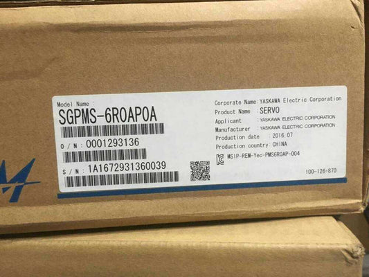 Yaskawa SGPMS-6R0AP0A Servo Driver SGPMS6R0AP0A New In Box Expedited Shipping DHL / UPS / FedEx