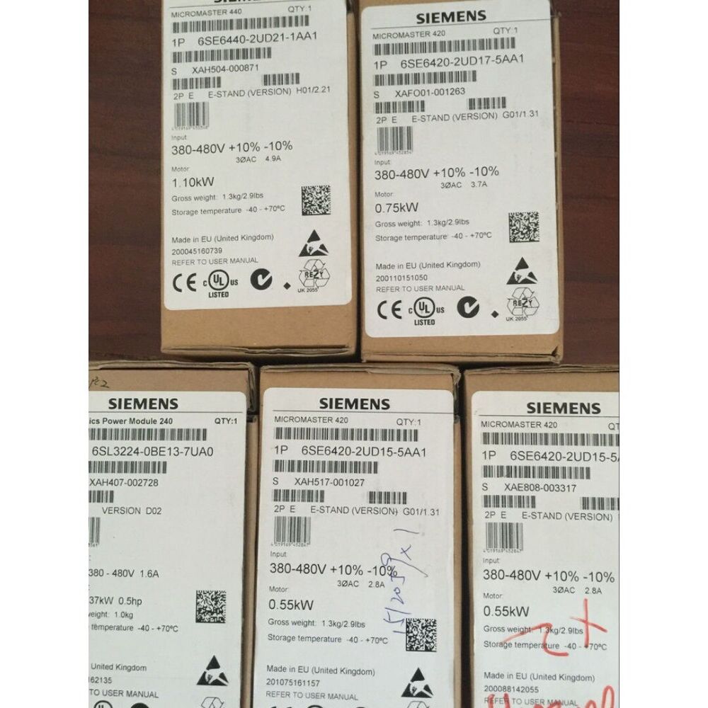 New Siemens 6SE6440-2UD21-5AA1 6SE6 440-2UD21-5AA1 MICROMASTER440 without filter