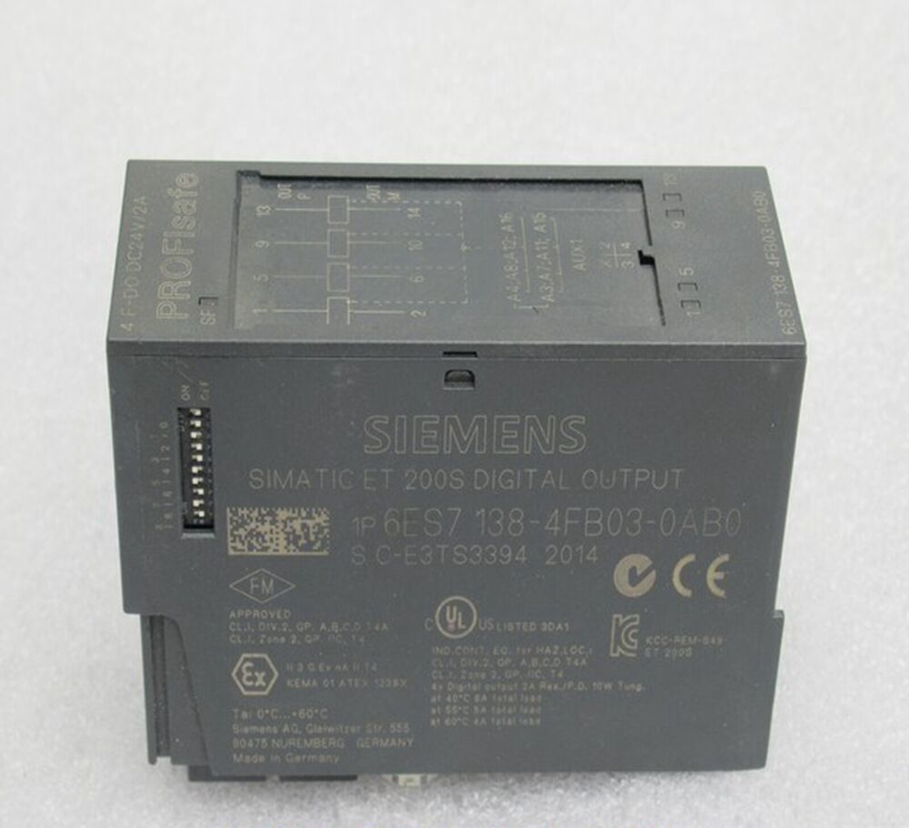 NEW SIEMENS 6ES7 138-4FB03-0AB0 Digital Output Module DHL / UPS / FedEx
