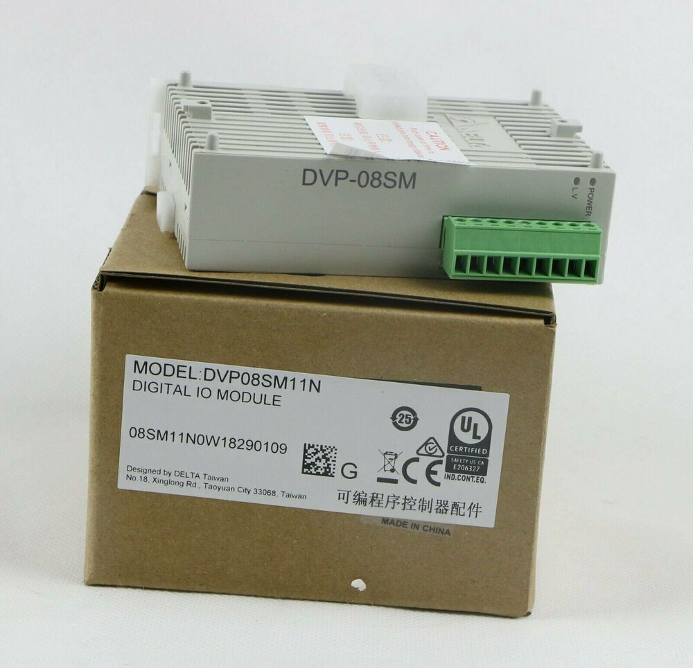 1PCS New Delta DVP08SM11N PLC In Box Free Shipping DHL / UPS / FedEx