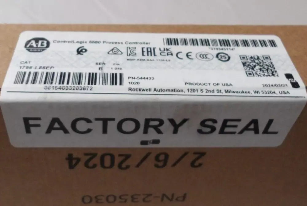 New Sealed AB Allen Bradley 1756-L85EP /B ControlLogix 5580E Process Controller DHL / UPS / FedEx