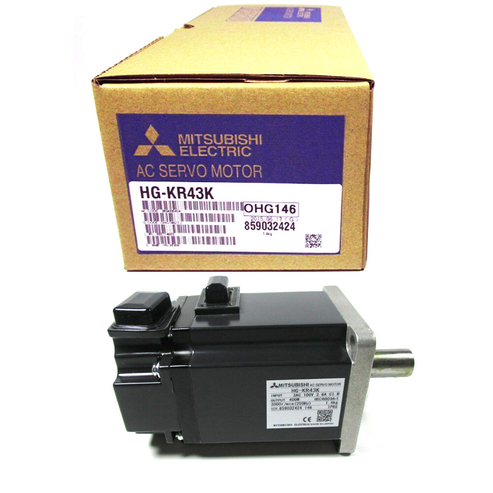 New In Box MITSUBISHI HG-KR43K Servo Motor DHL / UPS / FedEX