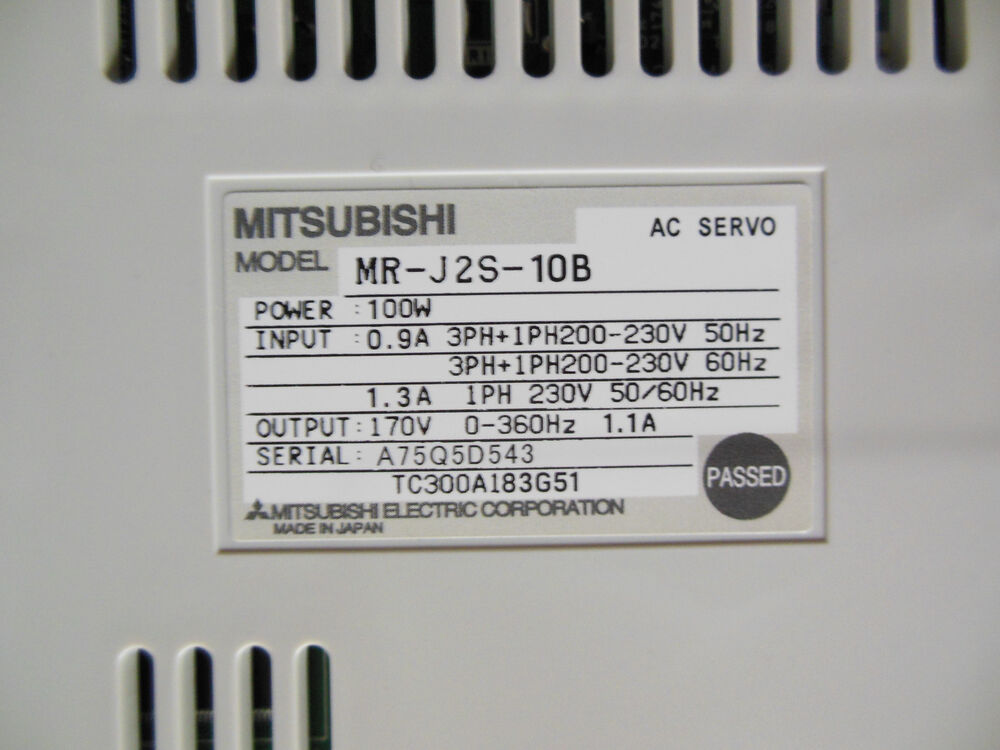 NEW MITSUBISHI AC Servo Driver Amplifier MR-J2S-10B MRJ2S10B In Box Free Ship UPS / DHL / Fedex