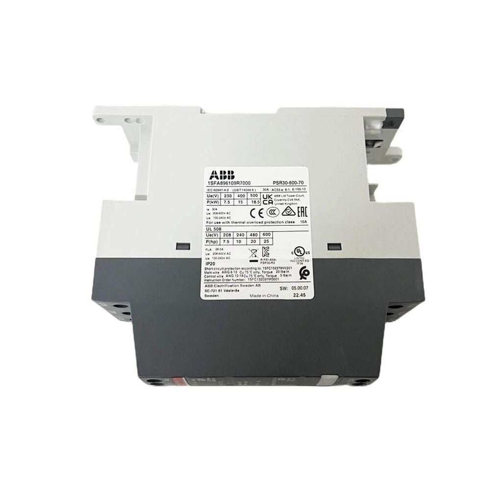 1PCS NEW In Box ABB Soft Starter ABB PSR30-600-70 ( PSR3060070 )