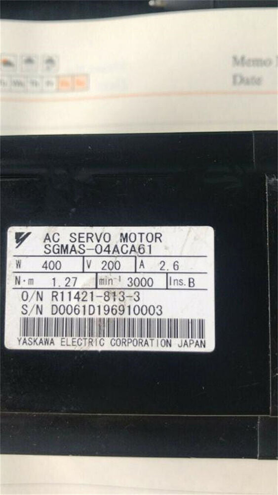 1PC New Yaskawa SGMAS-04ACA61 Servo Motor Expedited Shipping SGMAS04ACA61