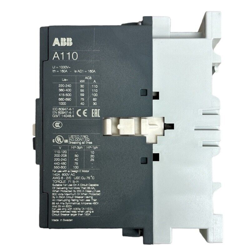 1PC NEW ABB A110-30-11 AC Contactor 220V (New) Damaged Plastic