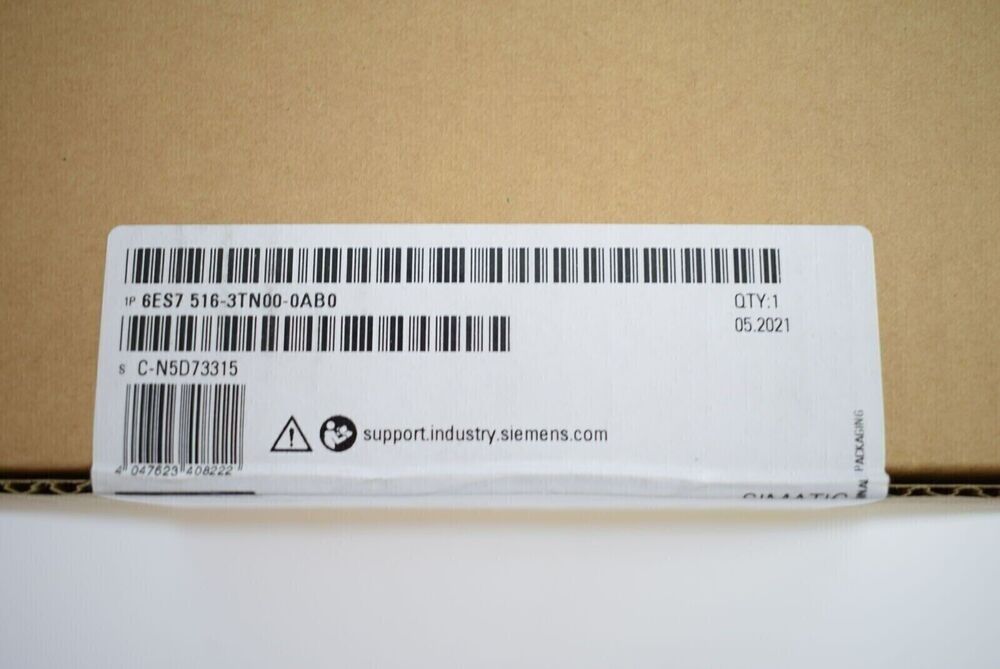New Siemens 6ES7516-3TN00-0AB0 6ES75163TN000AB0 S7-1500T, CPU 1516T-3 PN/DP