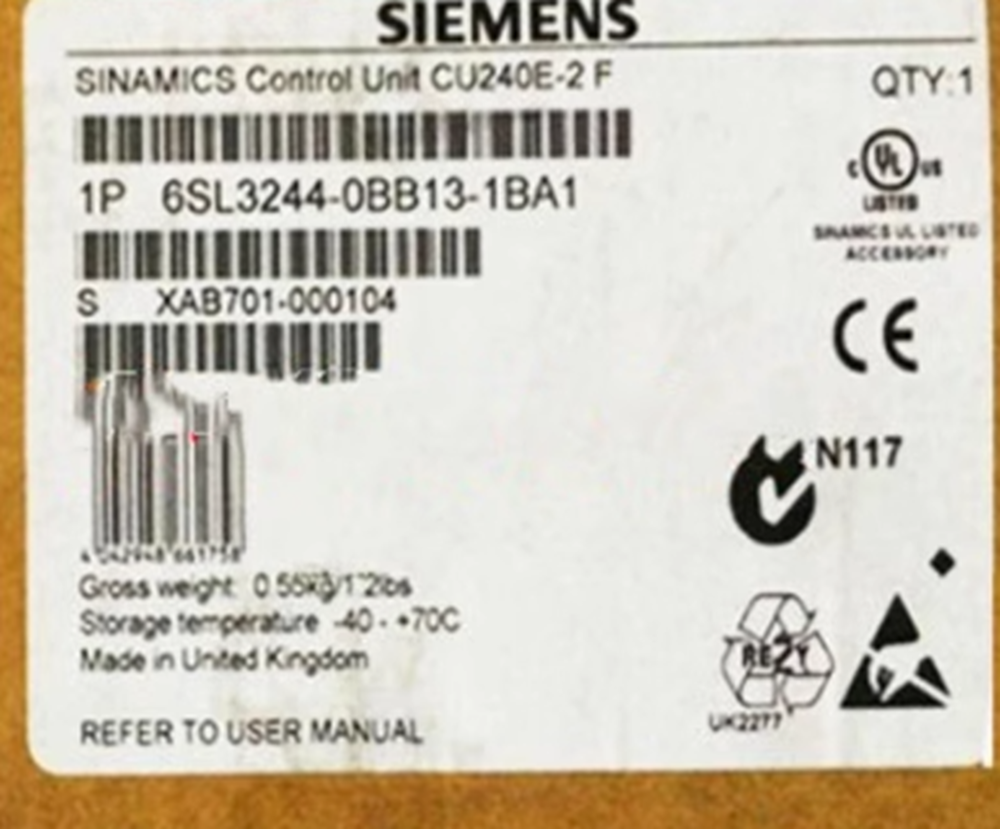 NEW SIEMENS 6SL3244-0BB13-1BA1 Control Unit DHL / UPS / FedEx