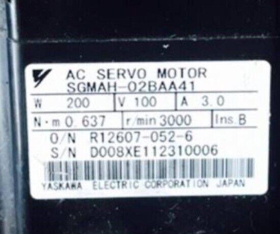1PC New Yaskawa SGMAH-02BAA41 Servo Motor Expedited Shipping SGMAH02BAA41