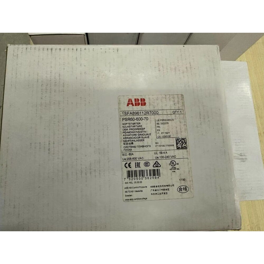 PSR60-600-70 ABB 30KW Soft Starter Brand New in Box!Spot Goods Zy