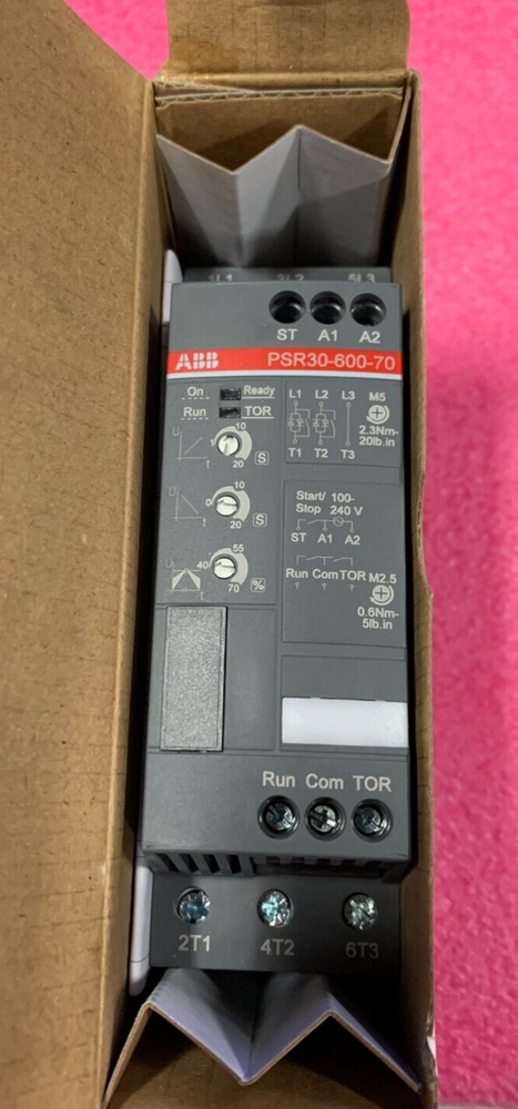ABB PLC PSR30-600-70 1SFA896109R7000 SOFT STARTER 30A QTY 1