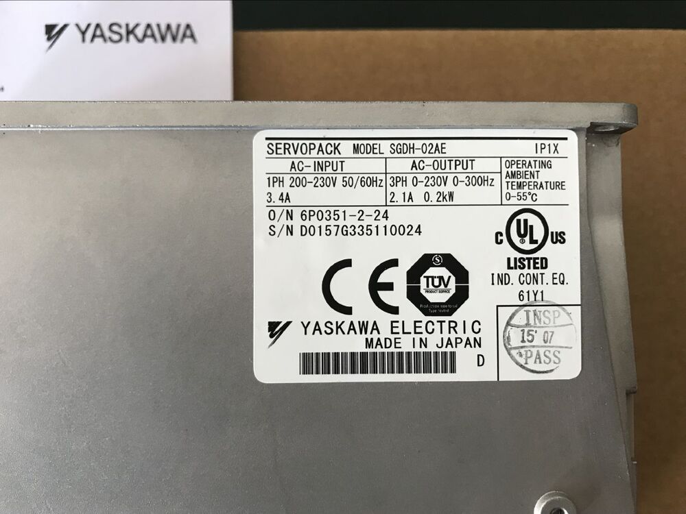 1PC Yaskawa SGDH-02AE Servo Driver SGDH02AE New In Box Expedited Shipping DHL / UPS / FedEx