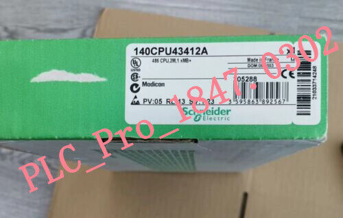 140CPU43412A 1PCS New original Schneider 140CPU43412A Fast delivery