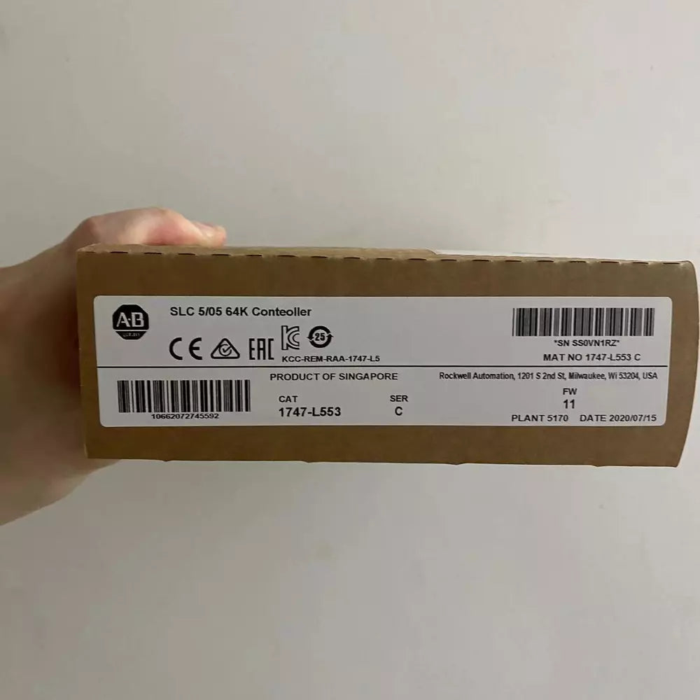 New Factory Sealed AB 1747-L553 SER C SLC 5/05 64K CPU Processor Unit 1747L553 DHL / UPS / FedEx