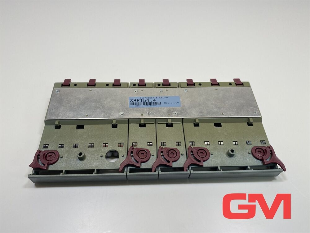 B&R Rückwandmodul 3BP154.4 Backplane 2005 Bus 8 Plug 8 Slots Rev.01.00