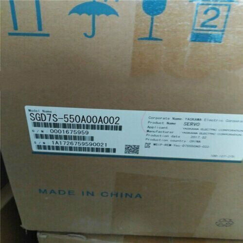 1PC New Yaskawa SGD7S-550A00A002 Servo Driver Expedited Shipping