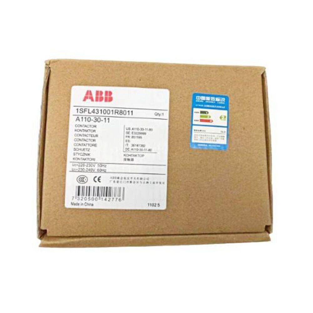NEW ABB A110-30-11 AC Contactor 220V Free Expedited Shipping DHL / UPS / FedEx