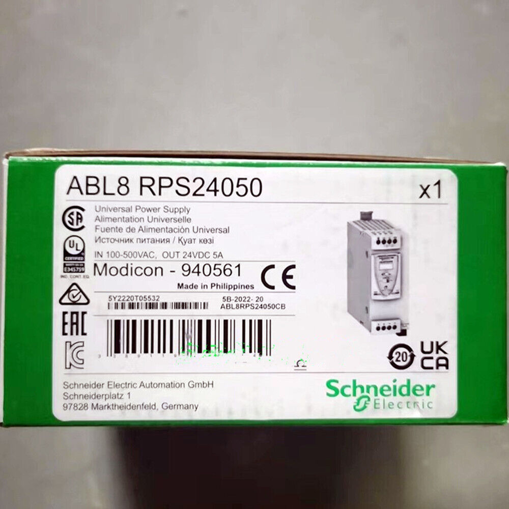 1PC New Schneider ABL8RPS24050 24V 5A Power Supply Expedited Shipping DHL / UPS / FedEX