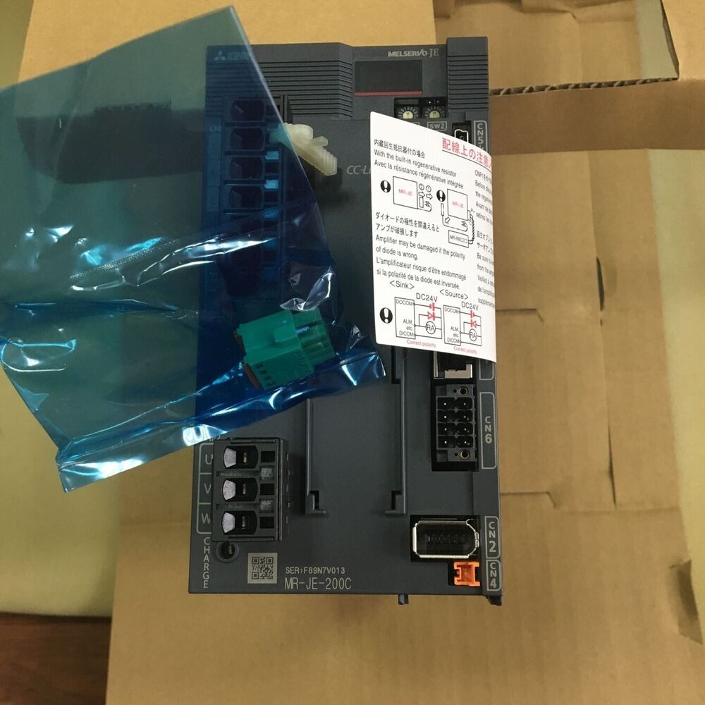 NEW MITSUBISHI MR-JE-200C AC SERVO DRIVER MRJE200C FREE EXPEDITED SHIPPING DHL / UPS / FedEx