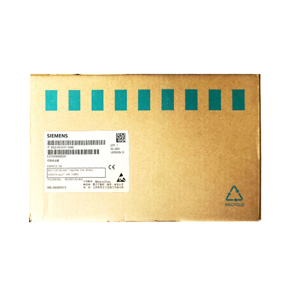 1 pcs brand new Siemens 6SL3210-5FE11-0UA0 SINAMICS V90 Servo Drive Fast DHL / UPS / FedEx