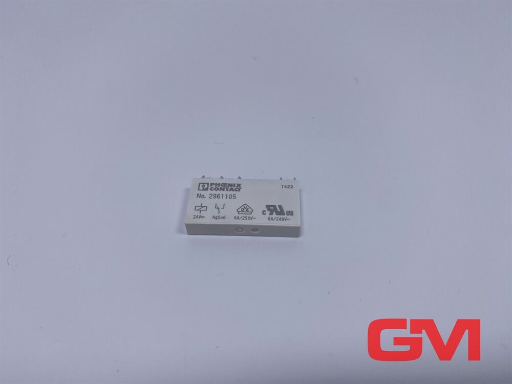 Ve 10x Phoenix Contact Miniatur-Leistungsrelais 2961105 Relay Rel-mr-24dc/21