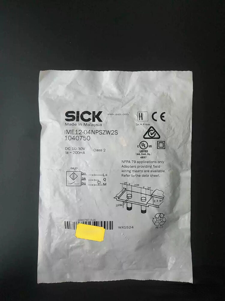 1PC New Sick IME12-04NPSZW2S Proximity Switch IME1204NPSZW2S DHL / UPS / FedEx