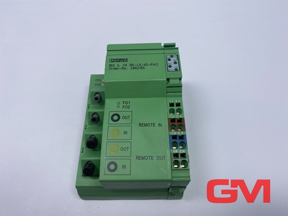 Phoenix Contact Bus Coupler Ibs Il 24 Bk-lk / 45-pac 2862165 Slightly Damaged