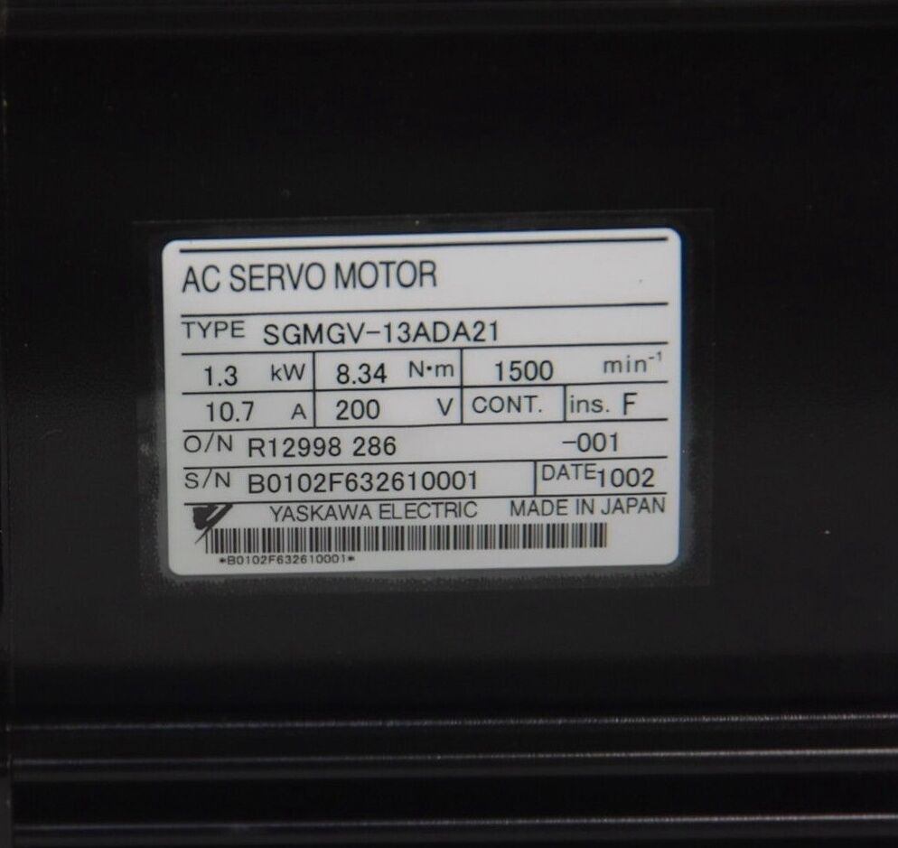 1PC New Yaskawa SGMGV-13ADA21 Servo Motor Expedited Shipping SGMGV13ADA21