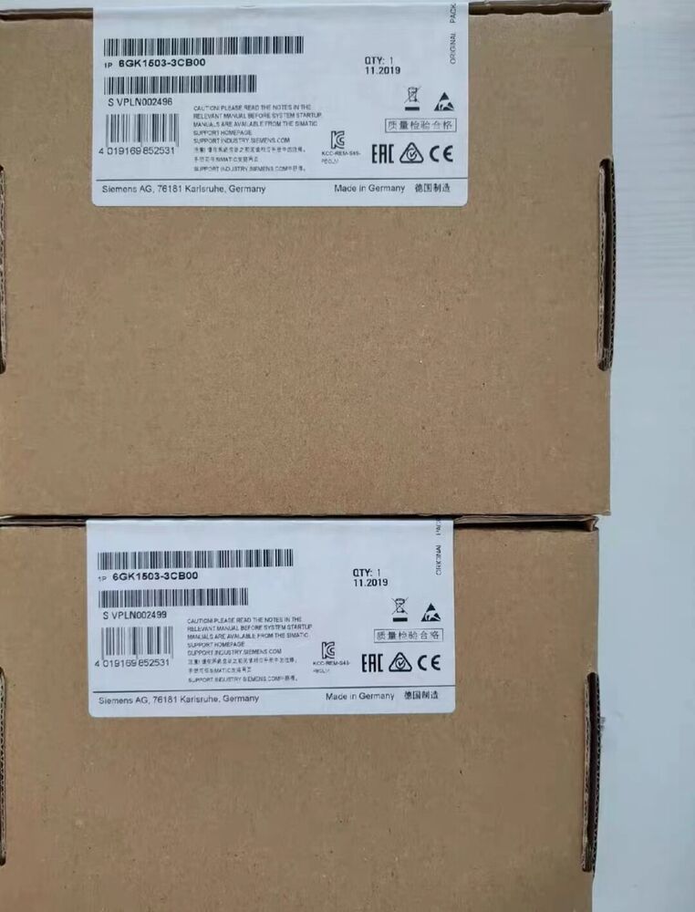 Siemens 6GK1 503-3CB00 Brand New 6GK1503-3CB00 Sealed In Box Expedited Shipping