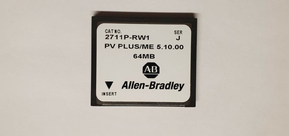 Allen-Bradley 2711P-RW1 J 5.00.04 PanelView Plus 32MB Internal Compact FlashCard DHL / UPS / FedEx