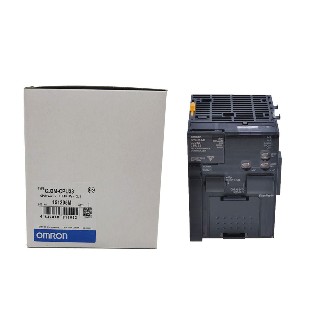 1PC Omron CPU CJ2M-CPU33 CJ2MCPU33 New In Box DHL / UPS / FedEx