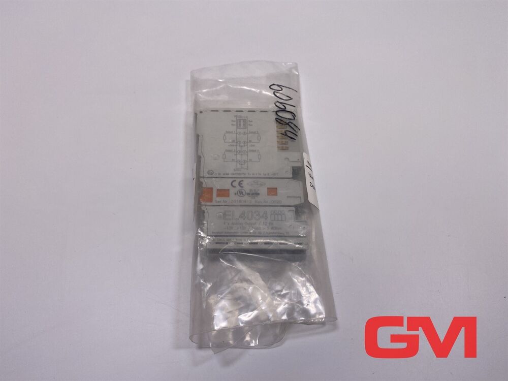 Beckhoff Analogausgangsmodul EL4034 Analog Output Module El 4034-0000 10V 12 Bit