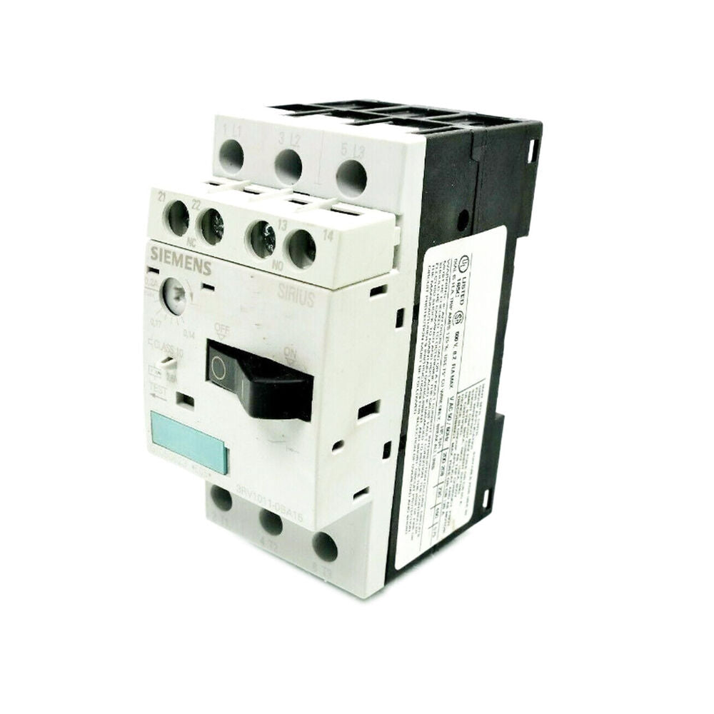 1PC New For Siemens Motor breaker 3RV1011-0BA15 0.14-0.2A DHL / UPS / FedEx
