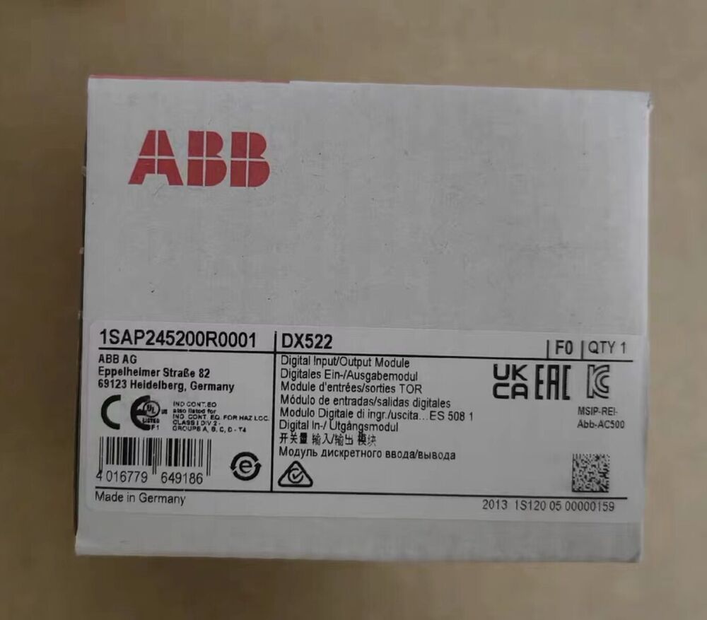 1pc ABB DX522 switch input/output module 1SAP245200R0001