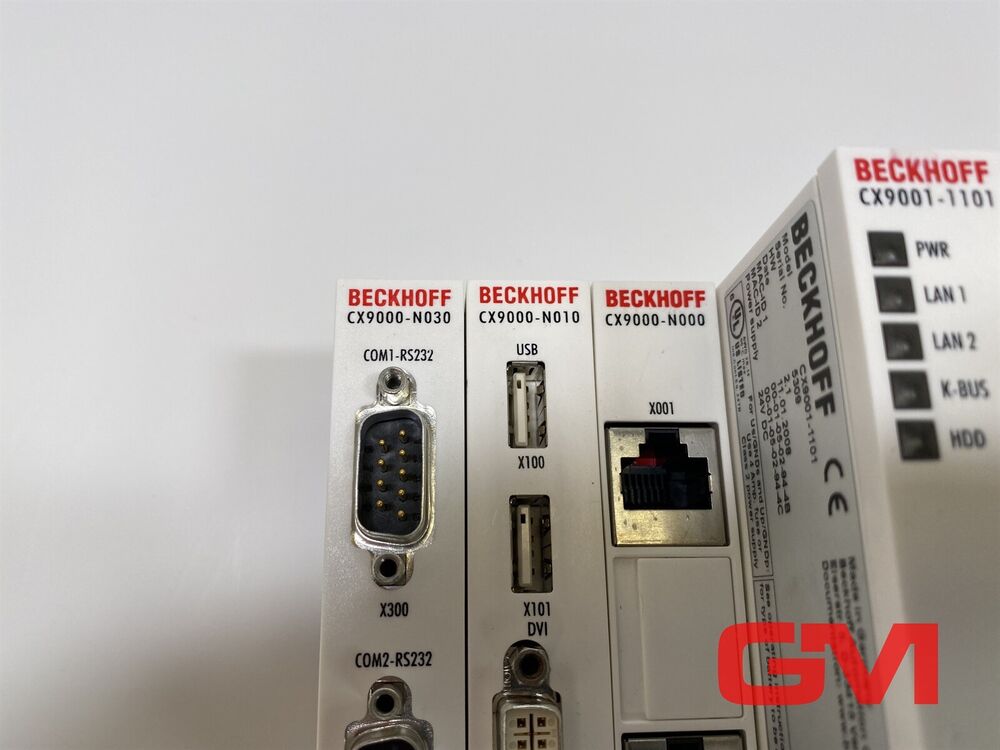 Beckhoff Control Unit CX9001-1101 Module Set CX9000-N000 CX9000-N010 CX9000-N030