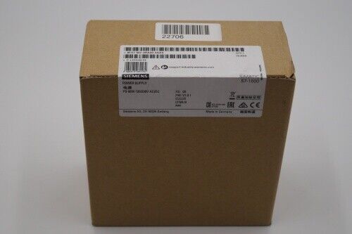 New Siemens 6ES7507-0RA00-0AB0 SIMATIC S7-1500 system power 6ES7 507-0RA00-0AB0